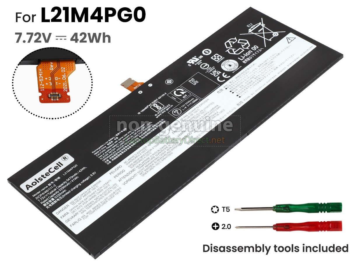 replacement Lenovo L21M4PG0(2ICP4/46/111-2) battery