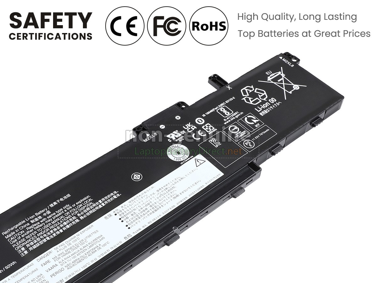 replacement Lenovo ThinkPad P16 GEN 1-21D60016GE battery