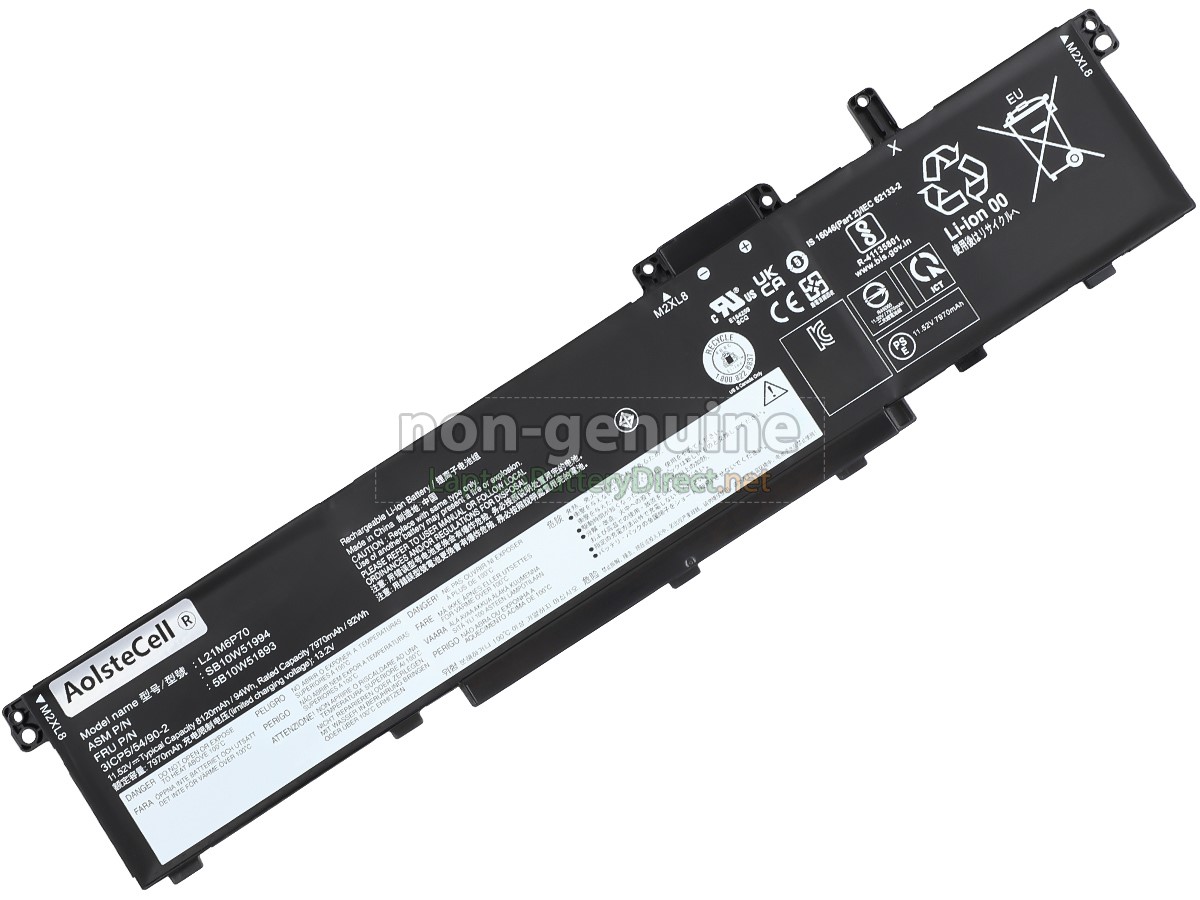 replacement Lenovo ThinkPad P16 GEN 1-21D60016GE battery
