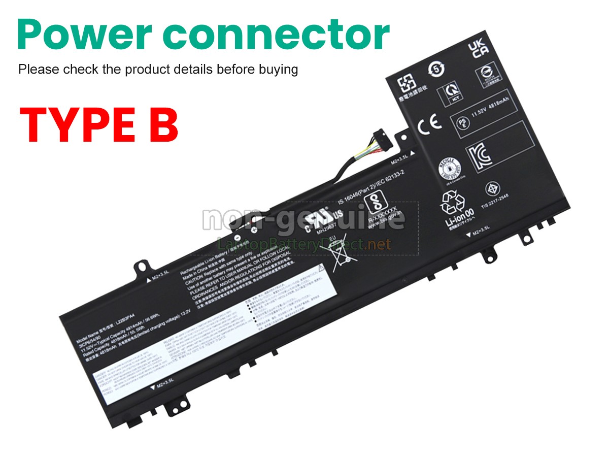 replacement Lenovo IdeaPad SLIM 5 14ABR8-82XE001PGE battery