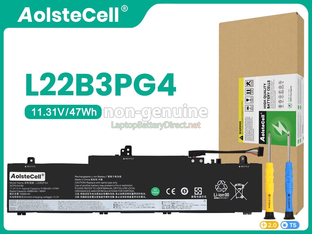 replacement Lenovo L22X3PG4 battery