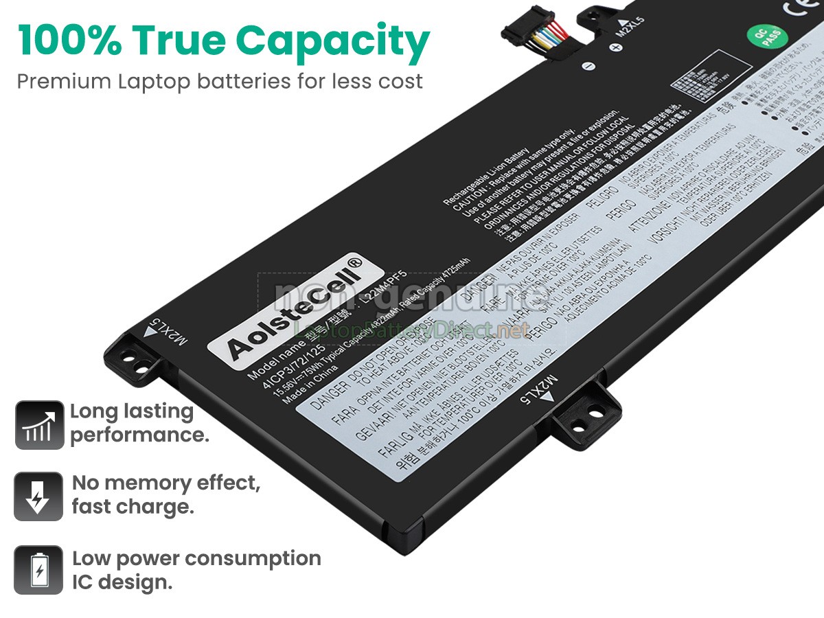replacement Lenovo L22D4PF5 battery