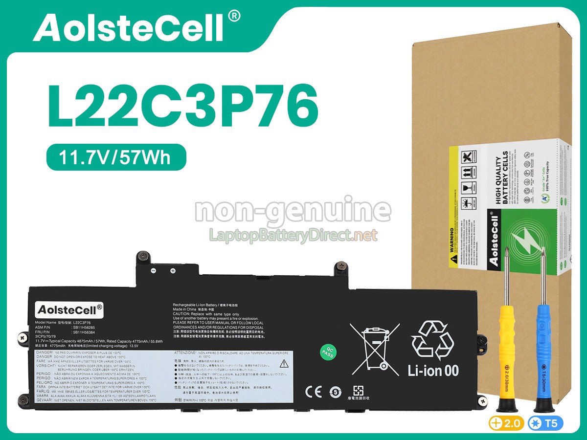 replacement Lenovo L22C3P77 battery