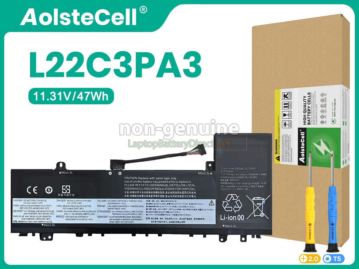 replacement Lenovo L22B3PA3 battery