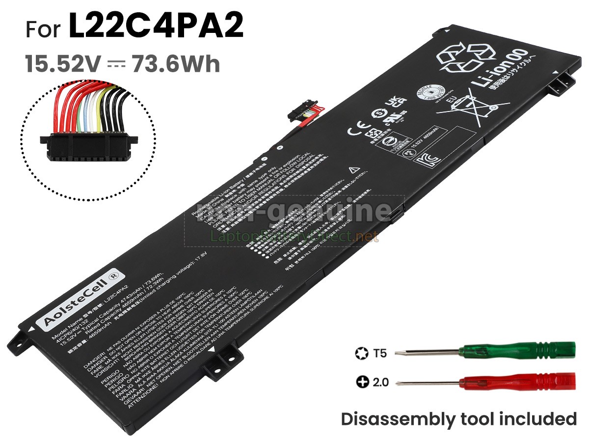 replacement Lenovo LEGION SLIM 5 14APH8-82Y5000DBM battery