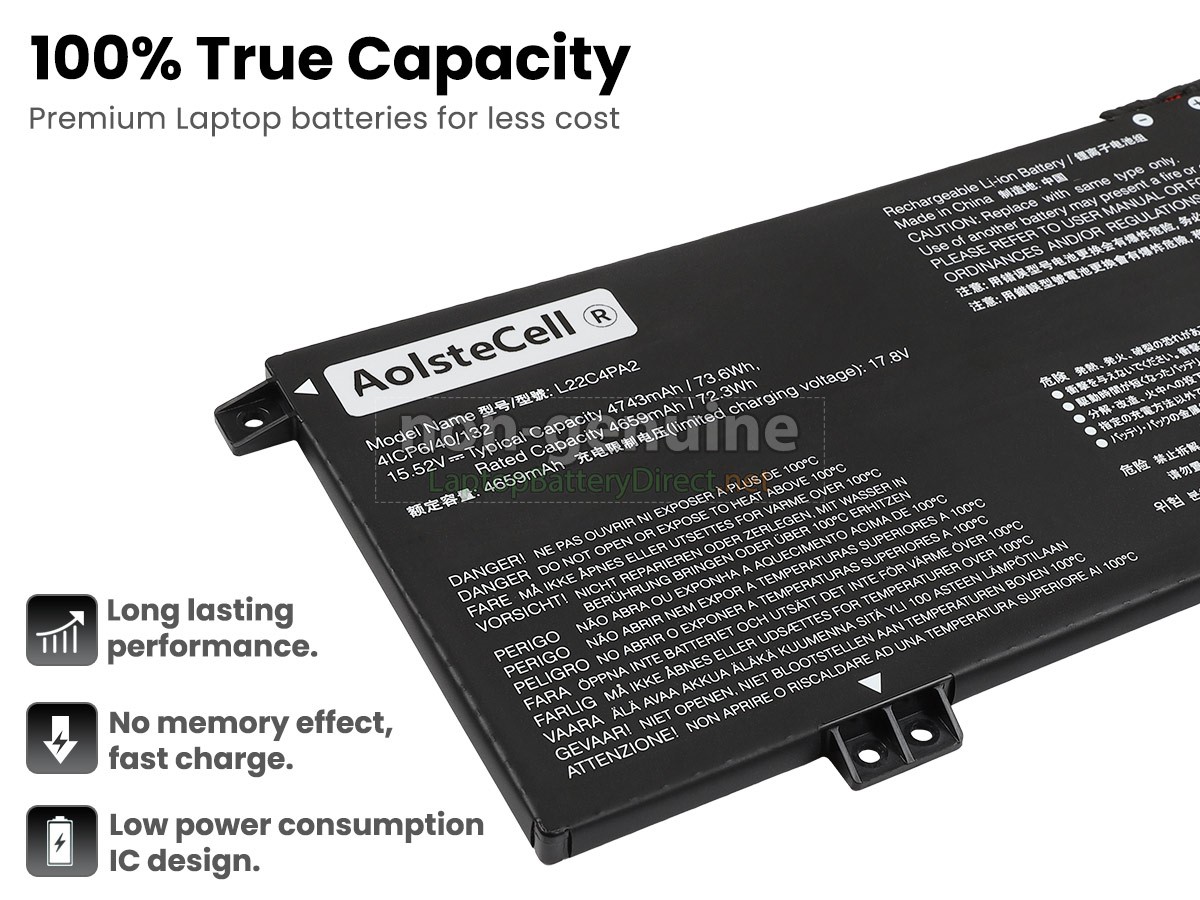 replacement Lenovo LEGION SLIM 5 14APH8-82Y5000DBM battery