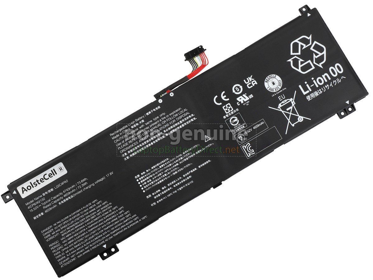 replacement Lenovo LEGION SLIM 5 14APH8-82Y5000DBM battery