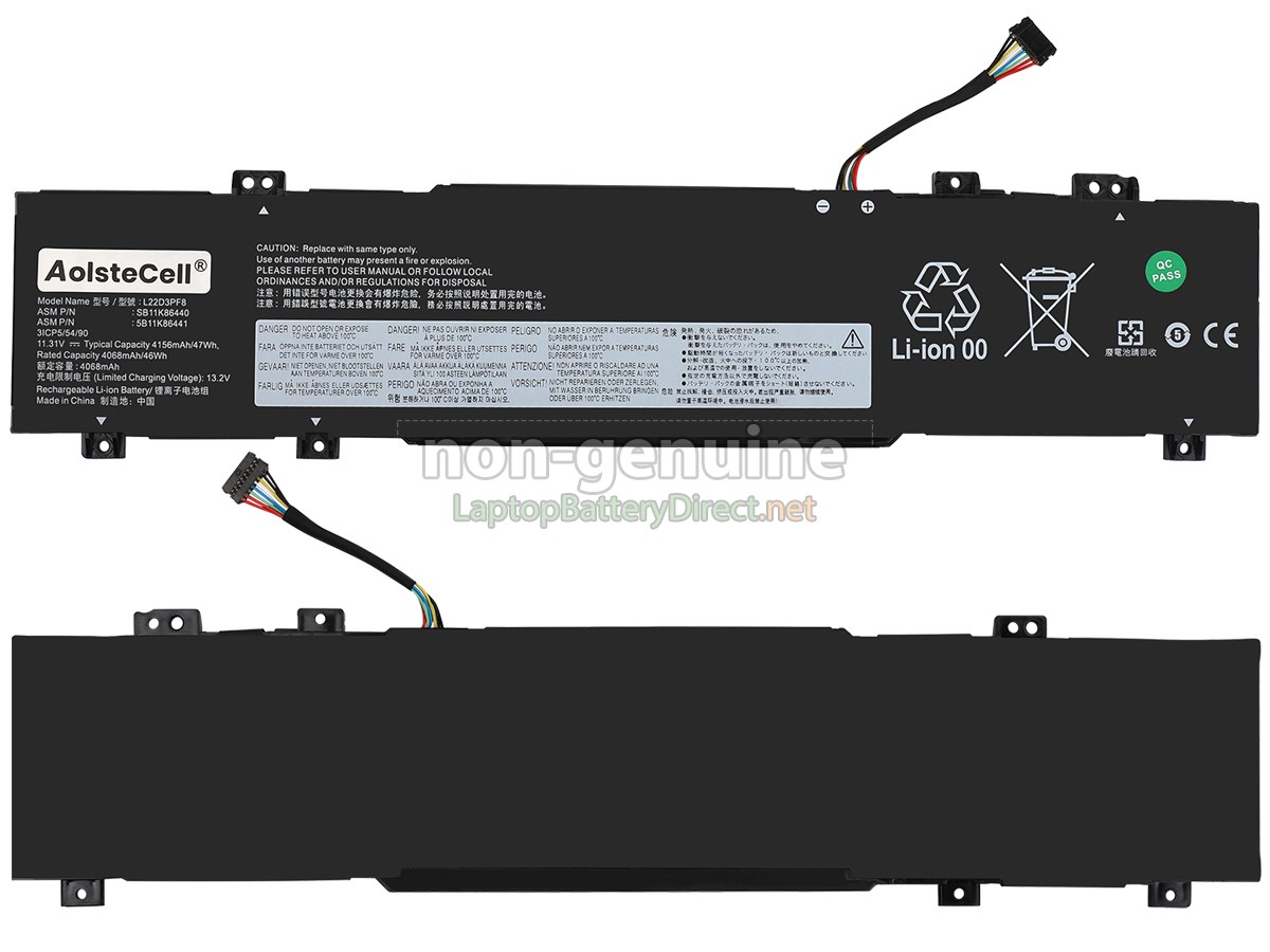 replacement Lenovo L22D3PF8 battery