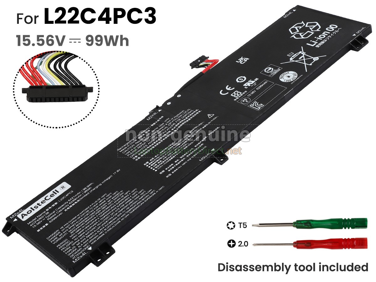 replacement Lenovo LEGION SLIM 7 16IRH8-82Y3001RAX battery