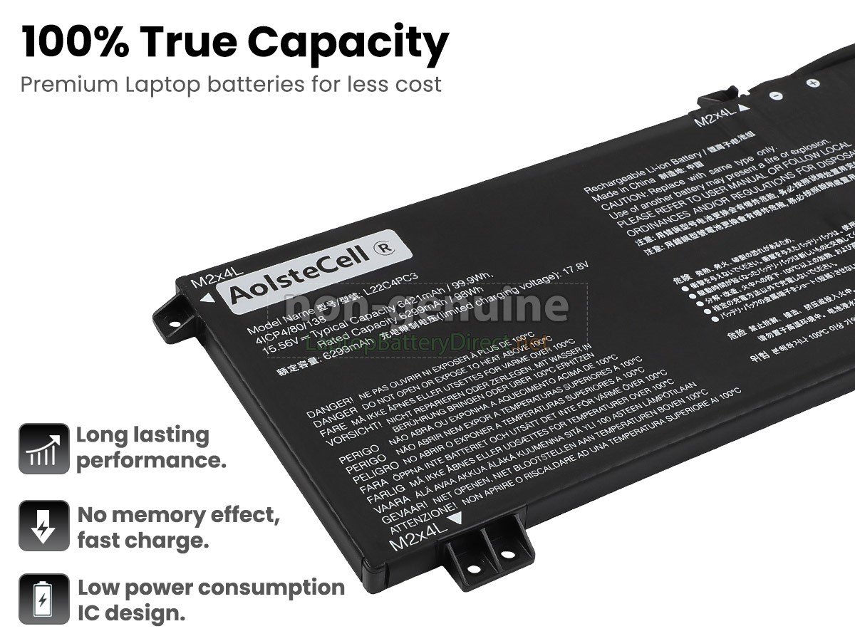 replacement Lenovo LEGION SLIM 7 16IRH8-82Y3001RAX battery