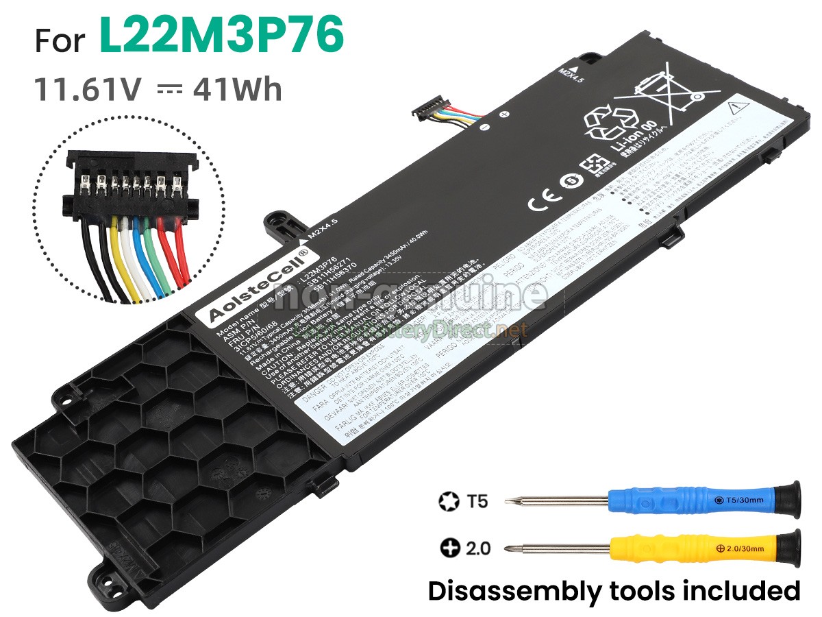 replacement Lenovo L22M3P76 battery
