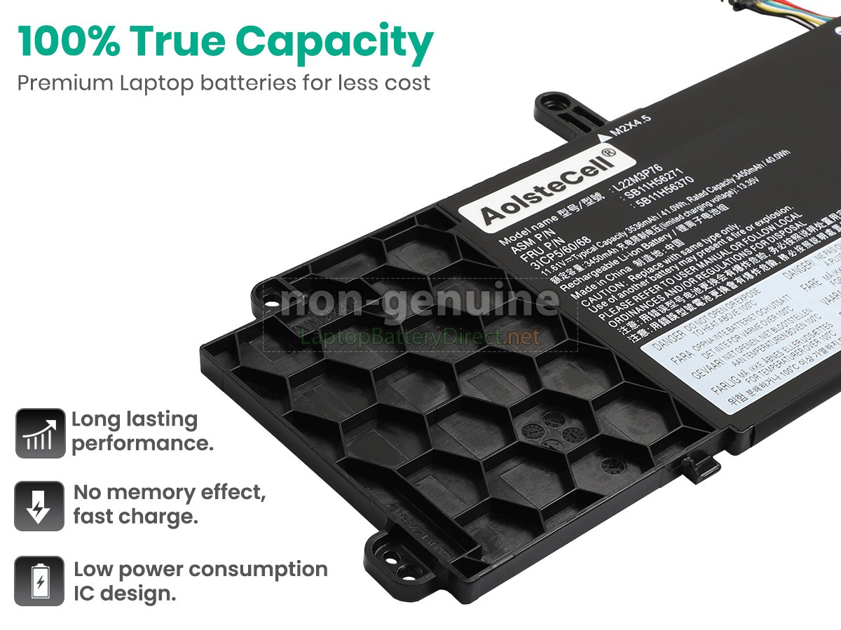 replacement Lenovo L22M3P76 battery