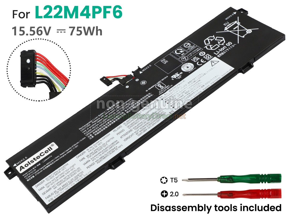 replacement Lenovo YOGA PRO 9 14IRP8-83BU007WSB battery