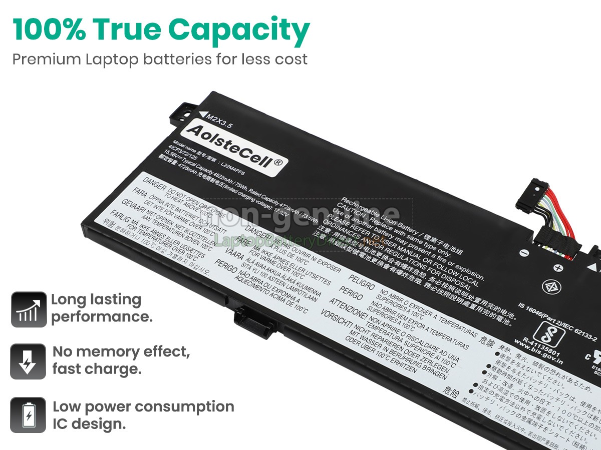 replacement Lenovo YOGA PRO 9 14IRP8-83BU007WSB battery