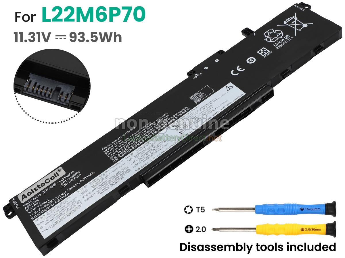 replacement Lenovo L22B6P70 battery