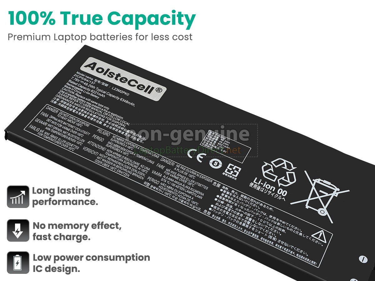 replacement Lenovo LEGION GO 8APU1-83E1004BCF battery