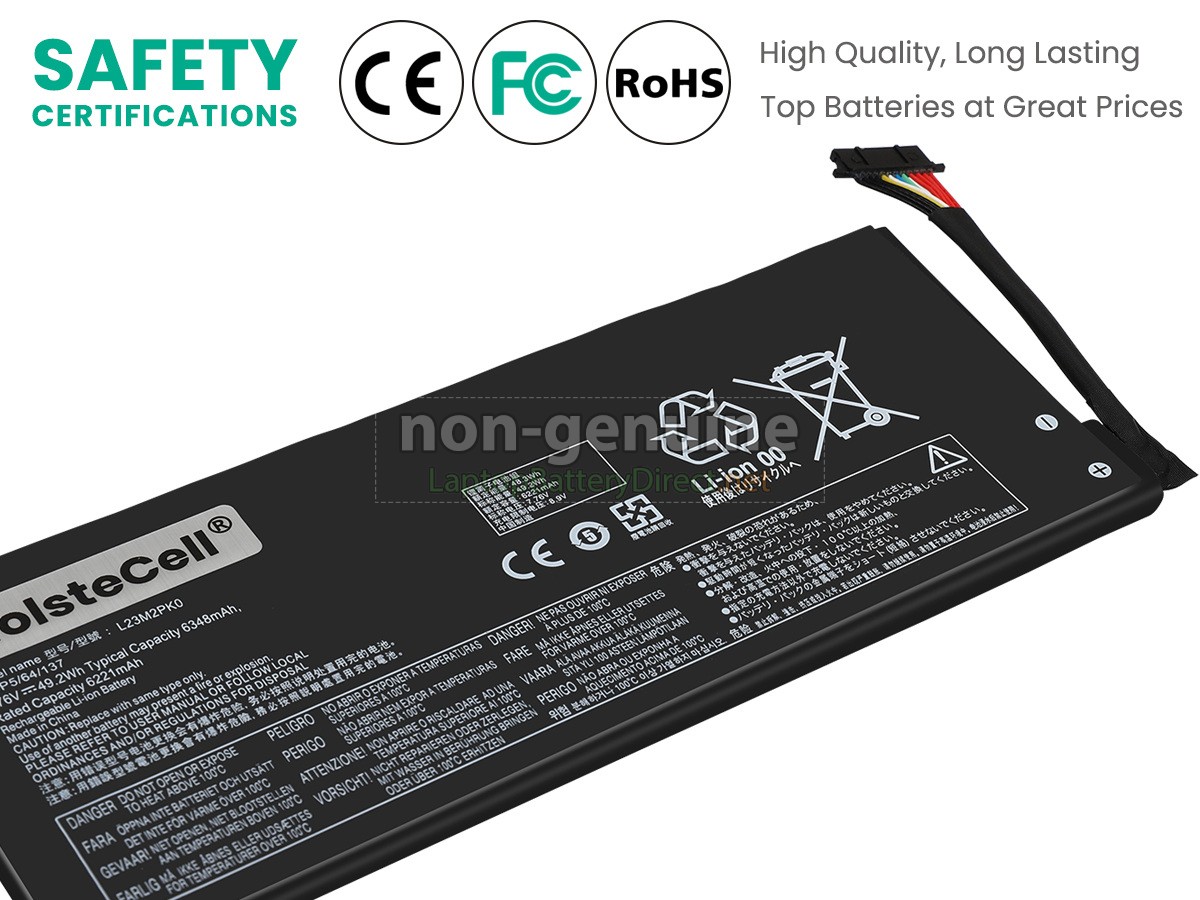 replacement Lenovo LEGION GO 8APU1-83E1004BCF battery