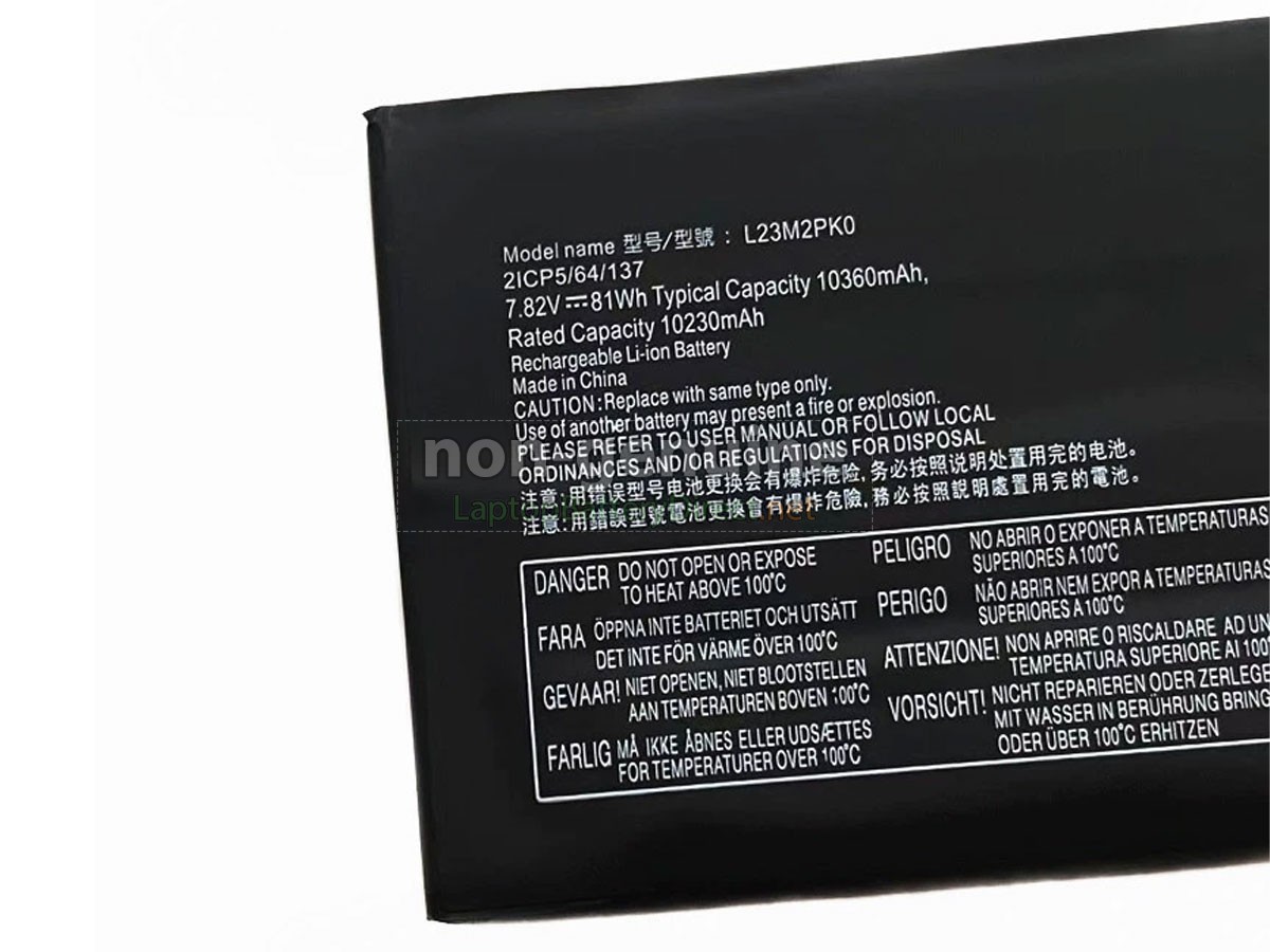 replacement Lenovo LEGION GO 8APU1-83E1004BCF battery