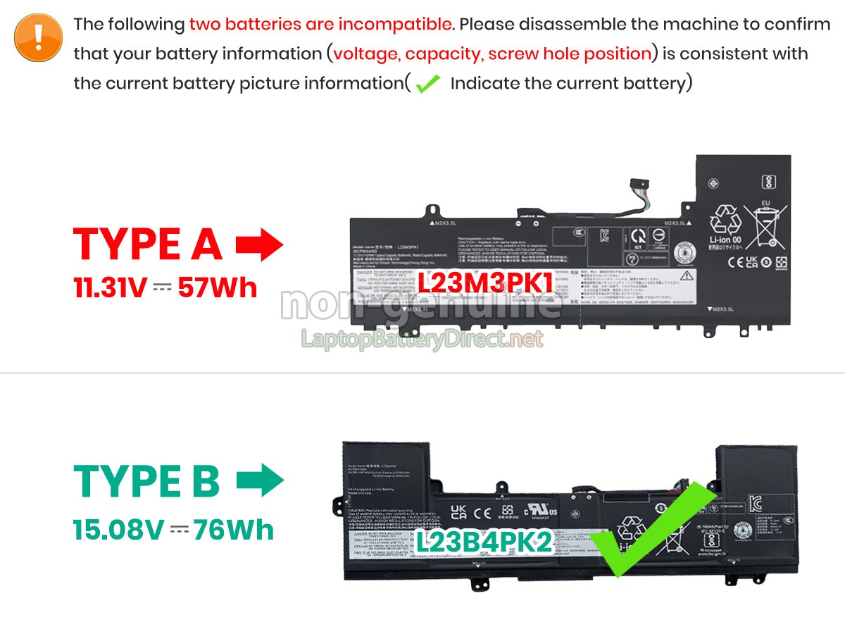 replacement Lenovo IdeaPad SLIM 5 15IRU9-83D0001PKR battery