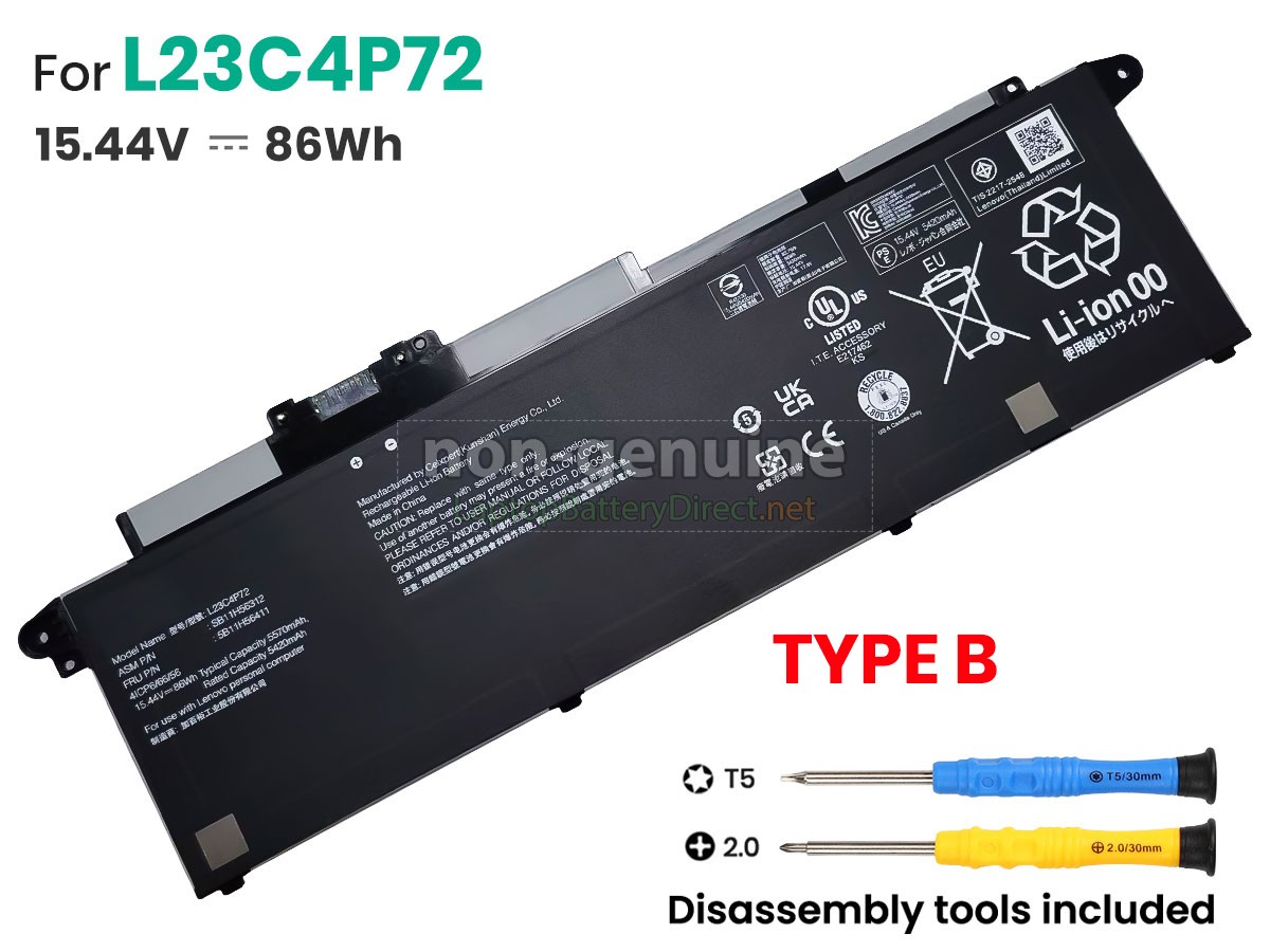 replacement Lenovo ThinkPad T16 GEN 3-21MN005WMD battery