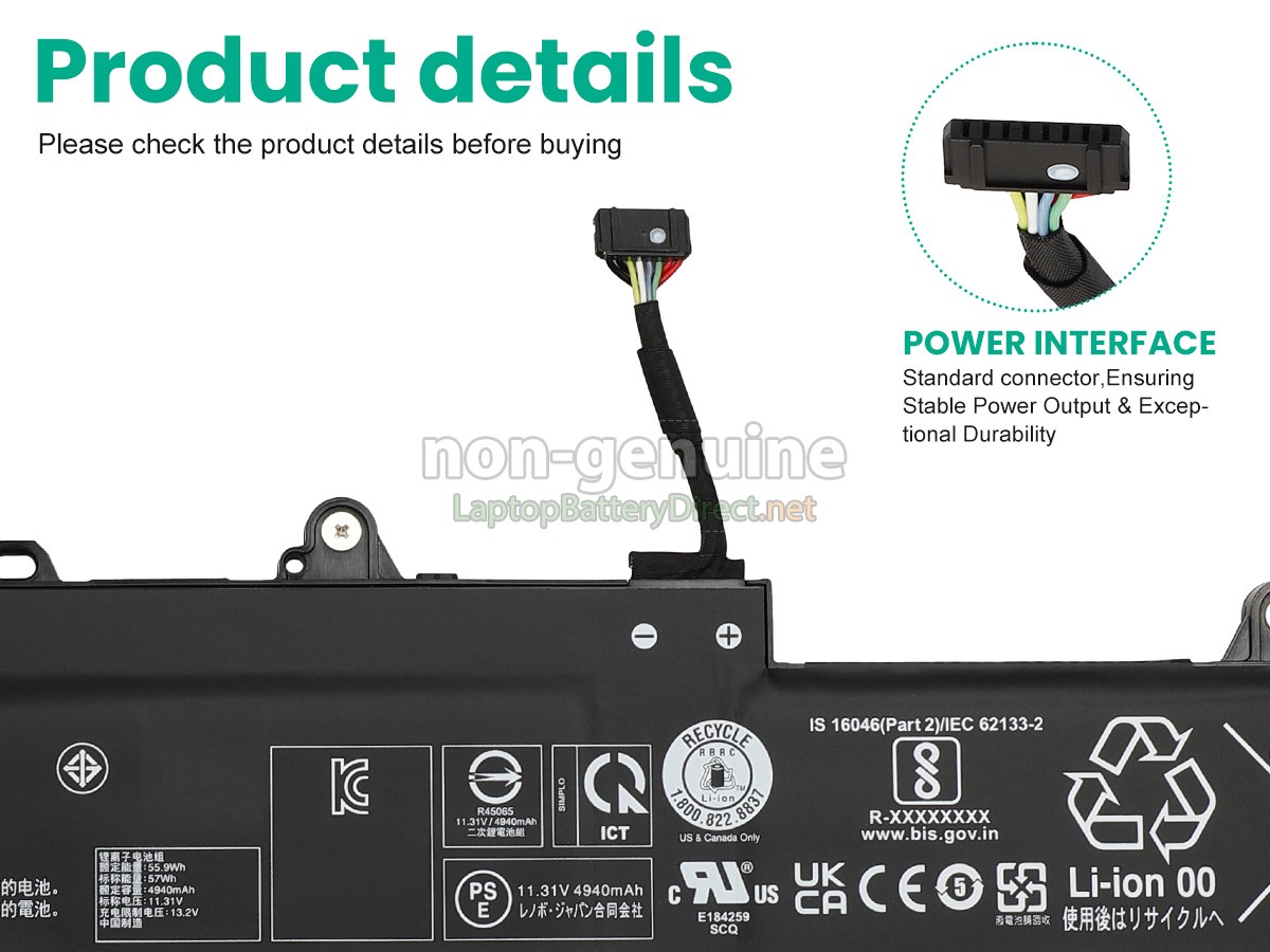replacement Lenovo L23B3P71 battery