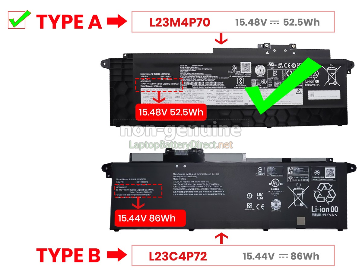 replacement Lenovo ThinkPad T16 GEN 3-21MN005WMD battery