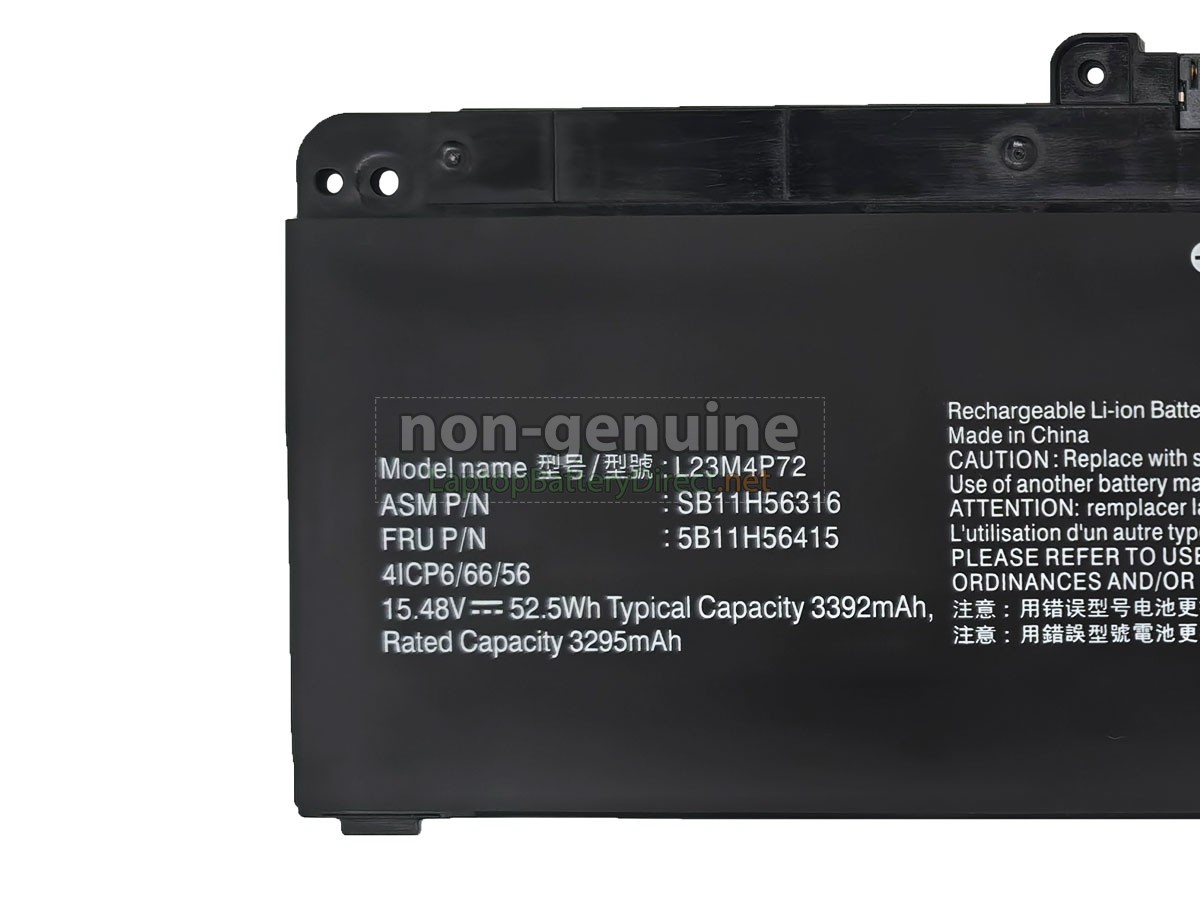replacement Lenovo L23M4P72 battery