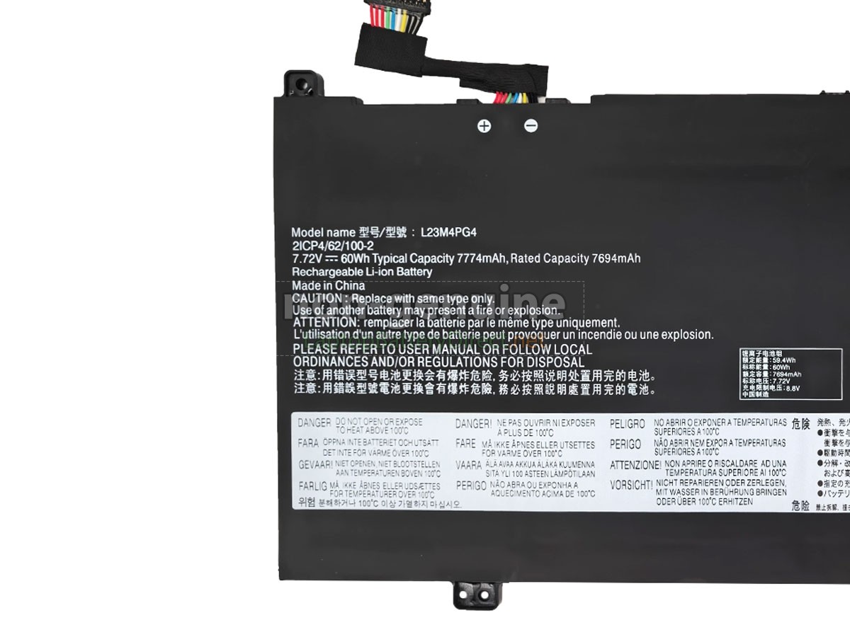 replacement Lenovo L23C4PG4 battery