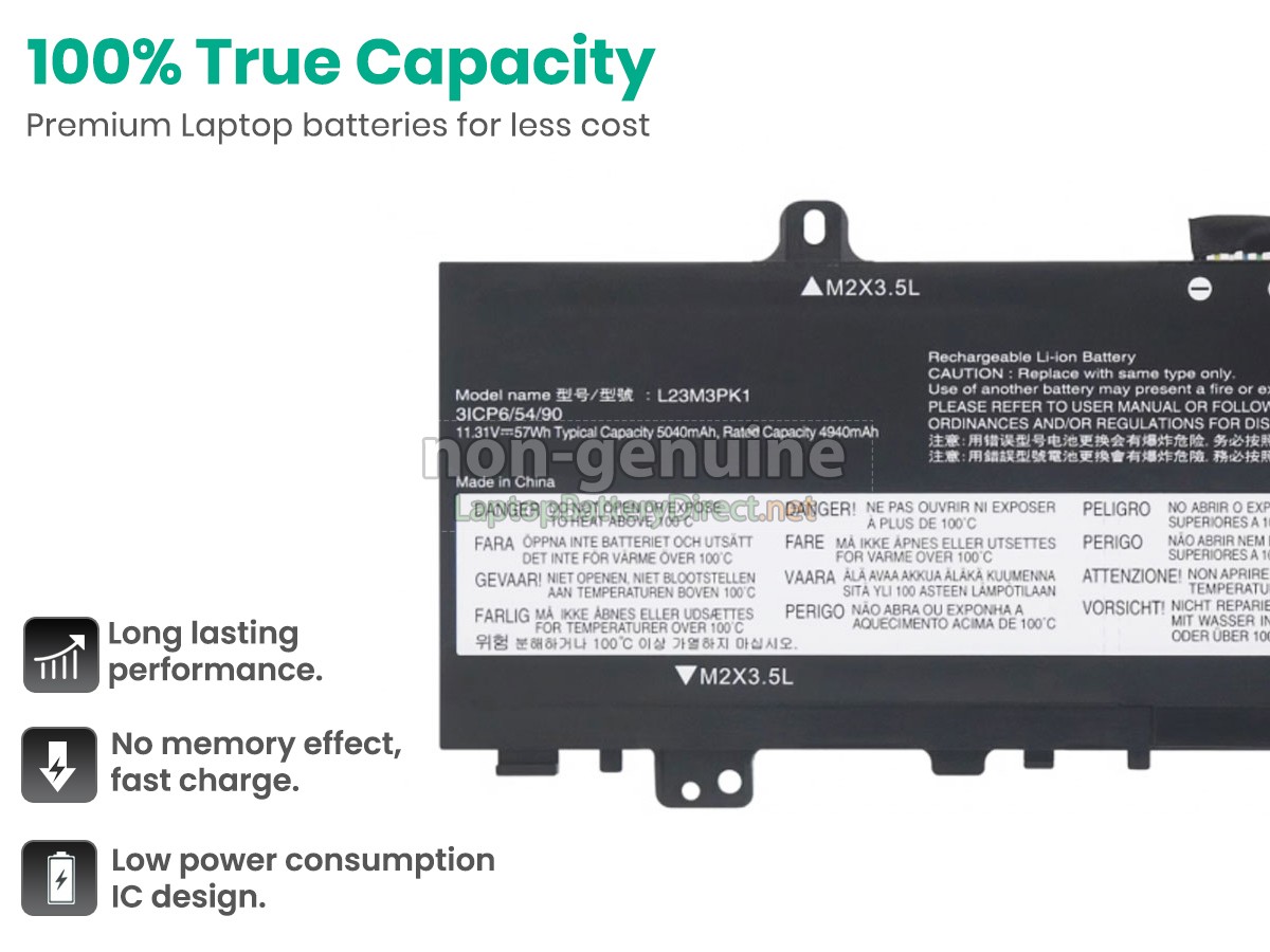 replacement Lenovo IdeaPad SLIM 5 15IRU9-83D0001PKR battery