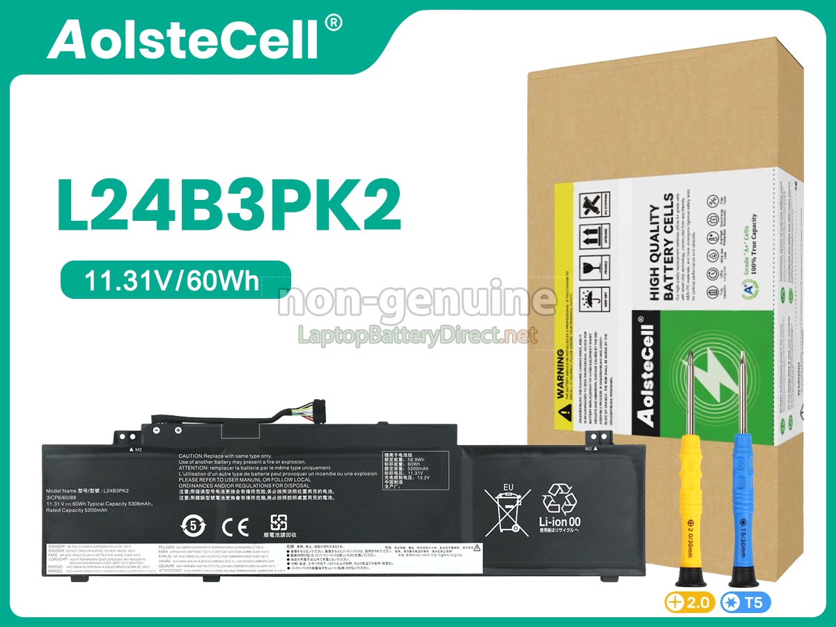 replacement Lenovo L24D3PK2 battery