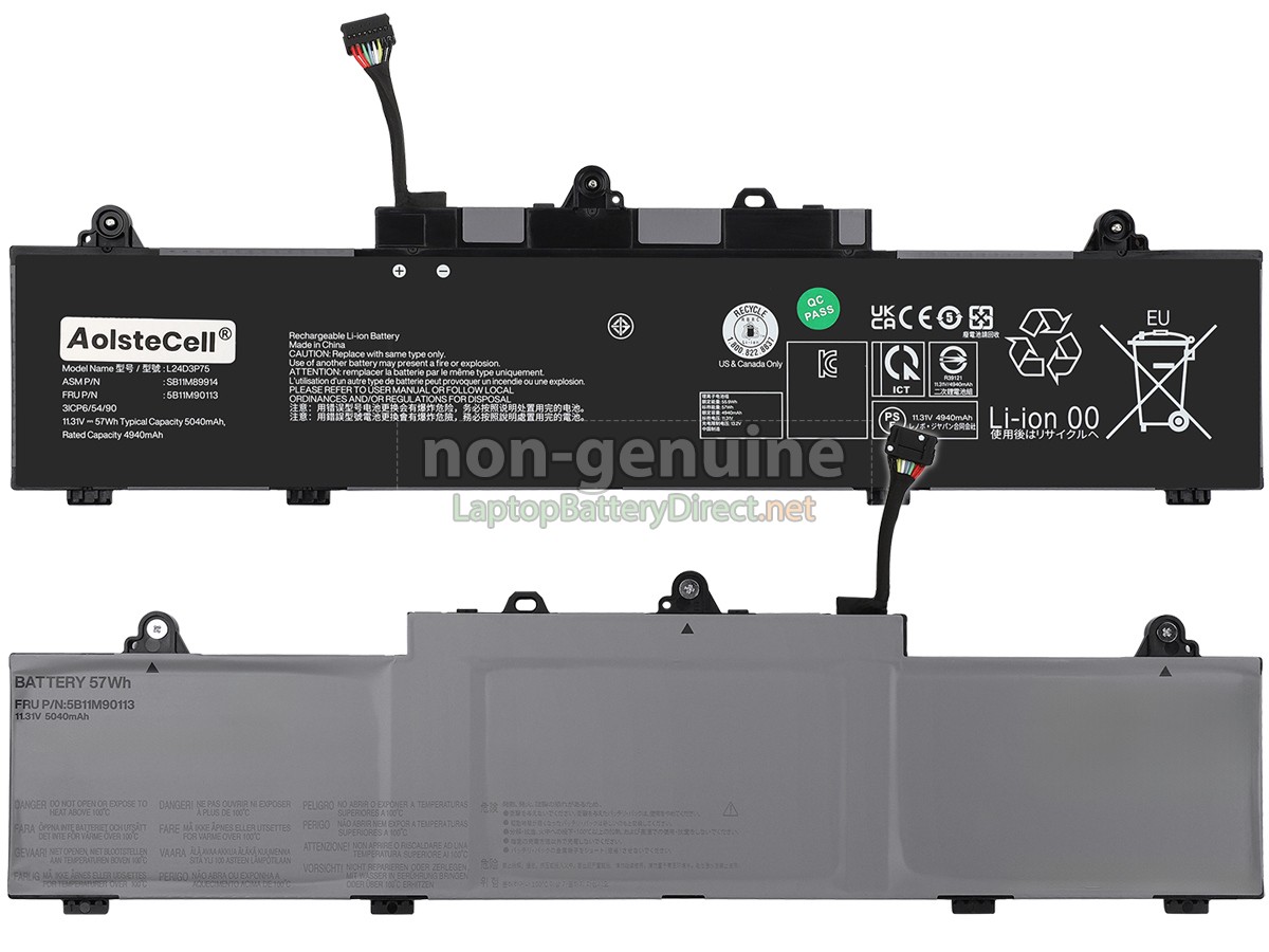 replacement Lenovo L24D3P75 battery