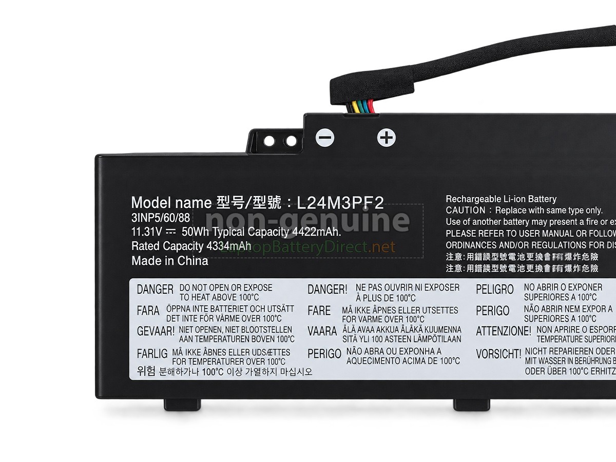 replacement Lenovo L24B3PF2 battery