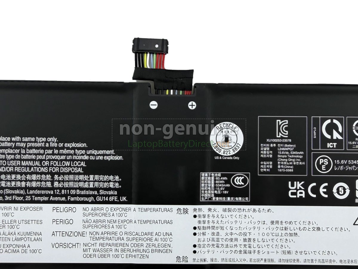 replacement Lenovo L24N4PG7 battery