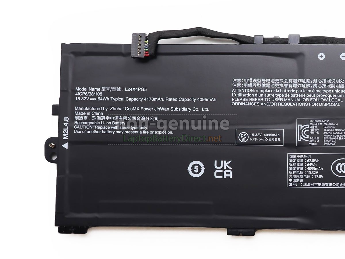 replacement Lenovo 5B11Q73054 battery