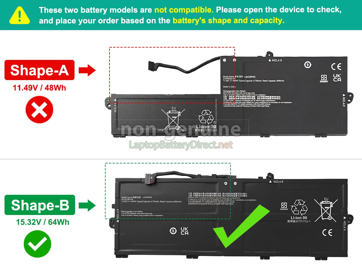 replacement Lenovo ThinkPad E16 GEN 3-22AY005AFQ battery