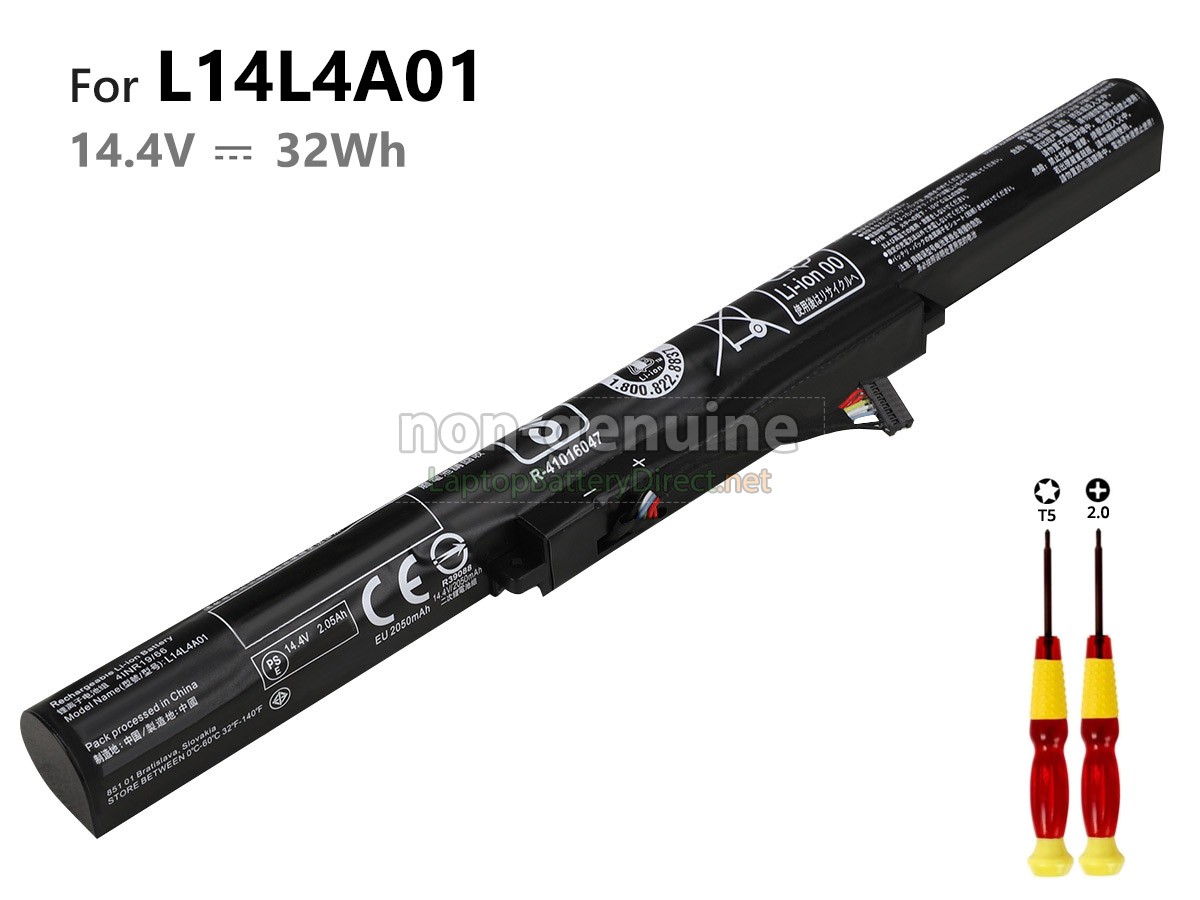 replacement Lenovo L14S4A01 battery