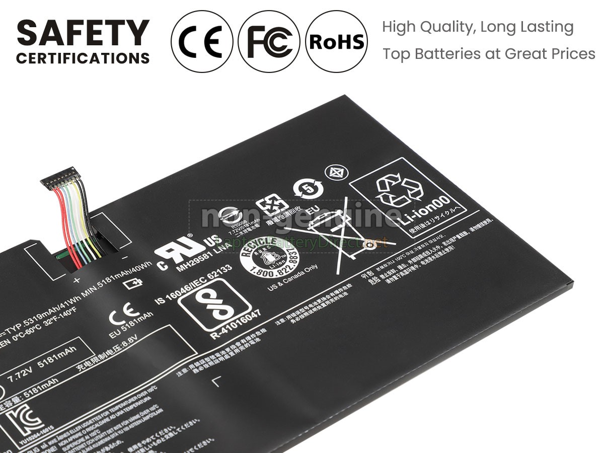 replacement Lenovo IdeaPad MIIX 720-12IKB-80VV002JGE battery