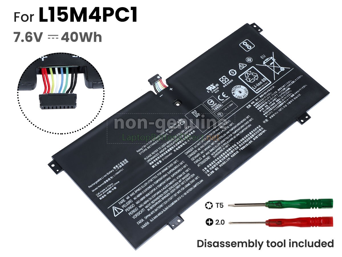 replacement Lenovo L15M4PC1 battery