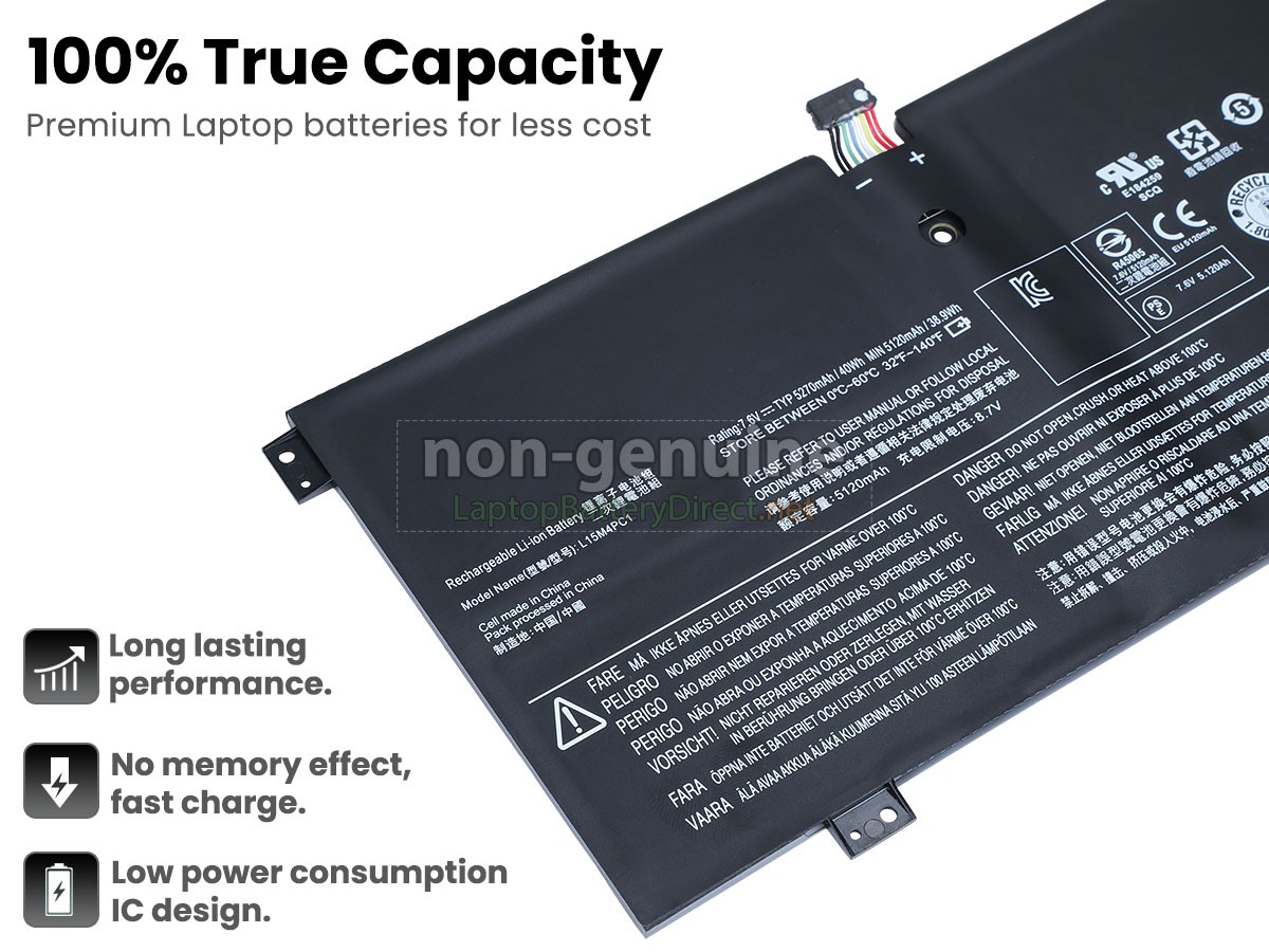 replacement Lenovo L15M4PC1 battery