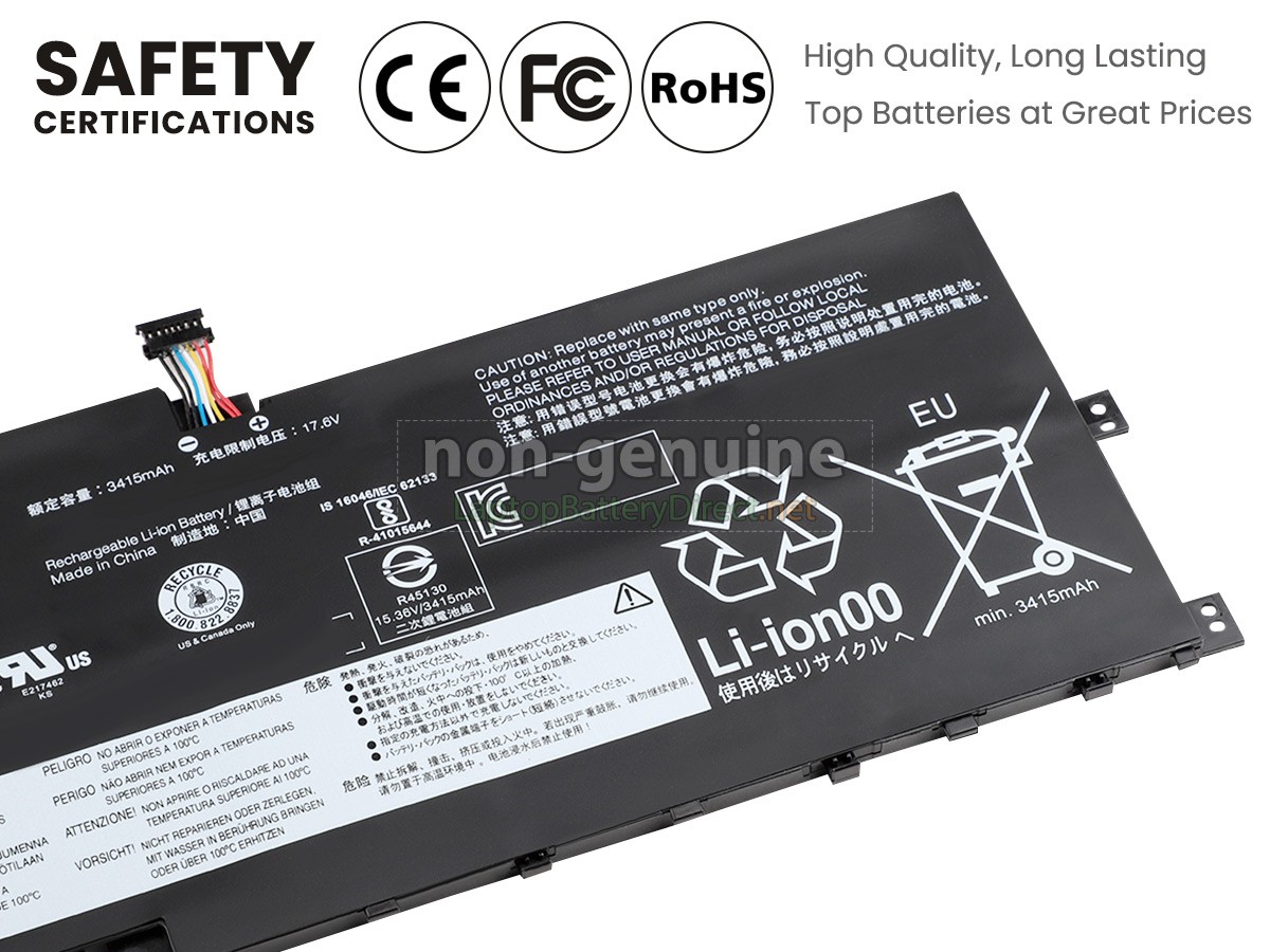 replacement Lenovo ThinkPad X1 YOGA 3RD GEN-20LD003HMD battery
