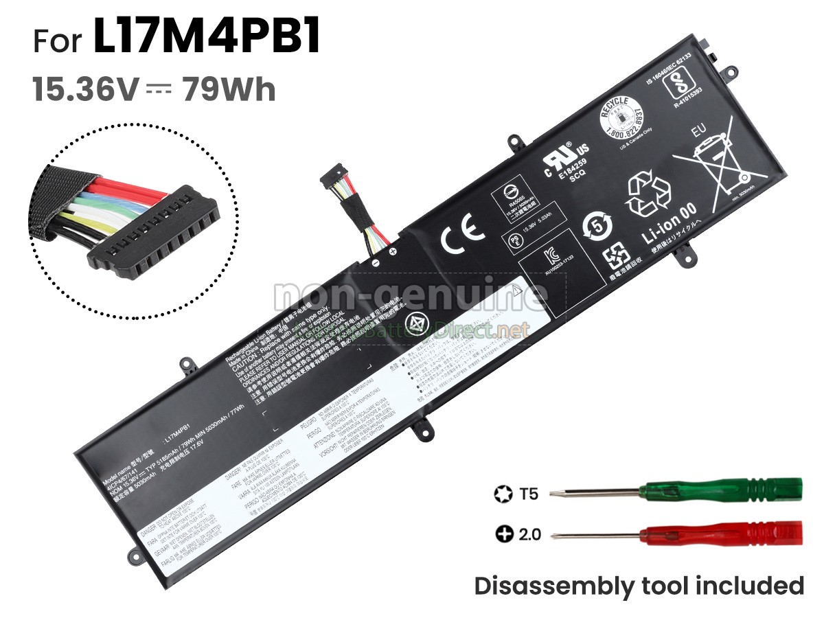 replacement Lenovo L17M4PB1 battery