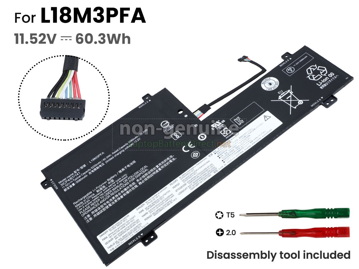 replacement Lenovo YOGA C740-15IML-81TD battery