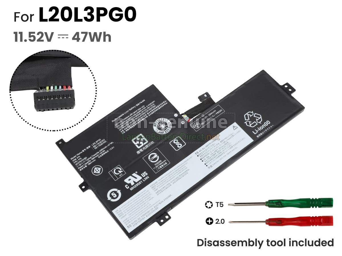 replacement Lenovo 100E Chromebook GEN 3-82J8 battery