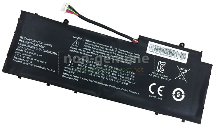 replacement LG LBG622RH laptop battery Battery for LG LBG622RH laptop