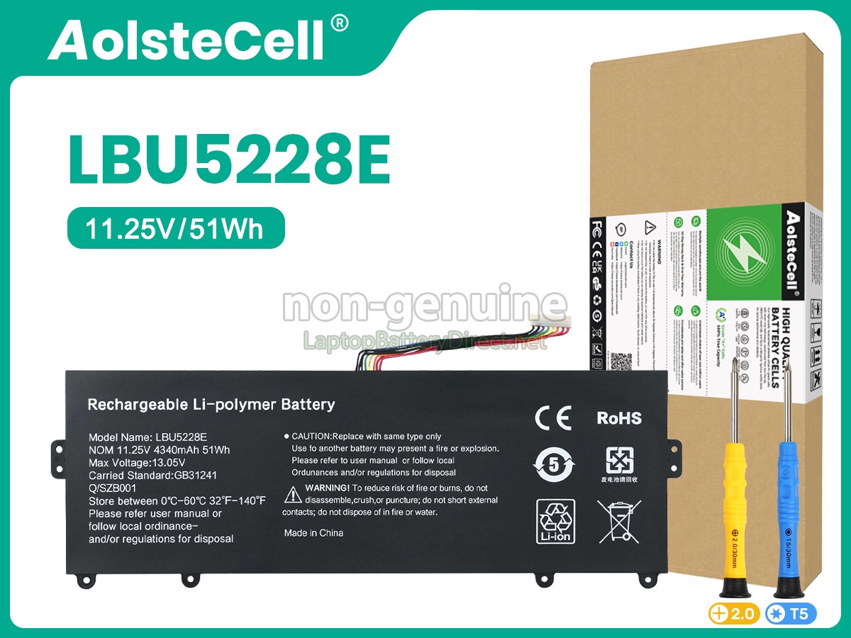 replacement LG LBU5228E battery