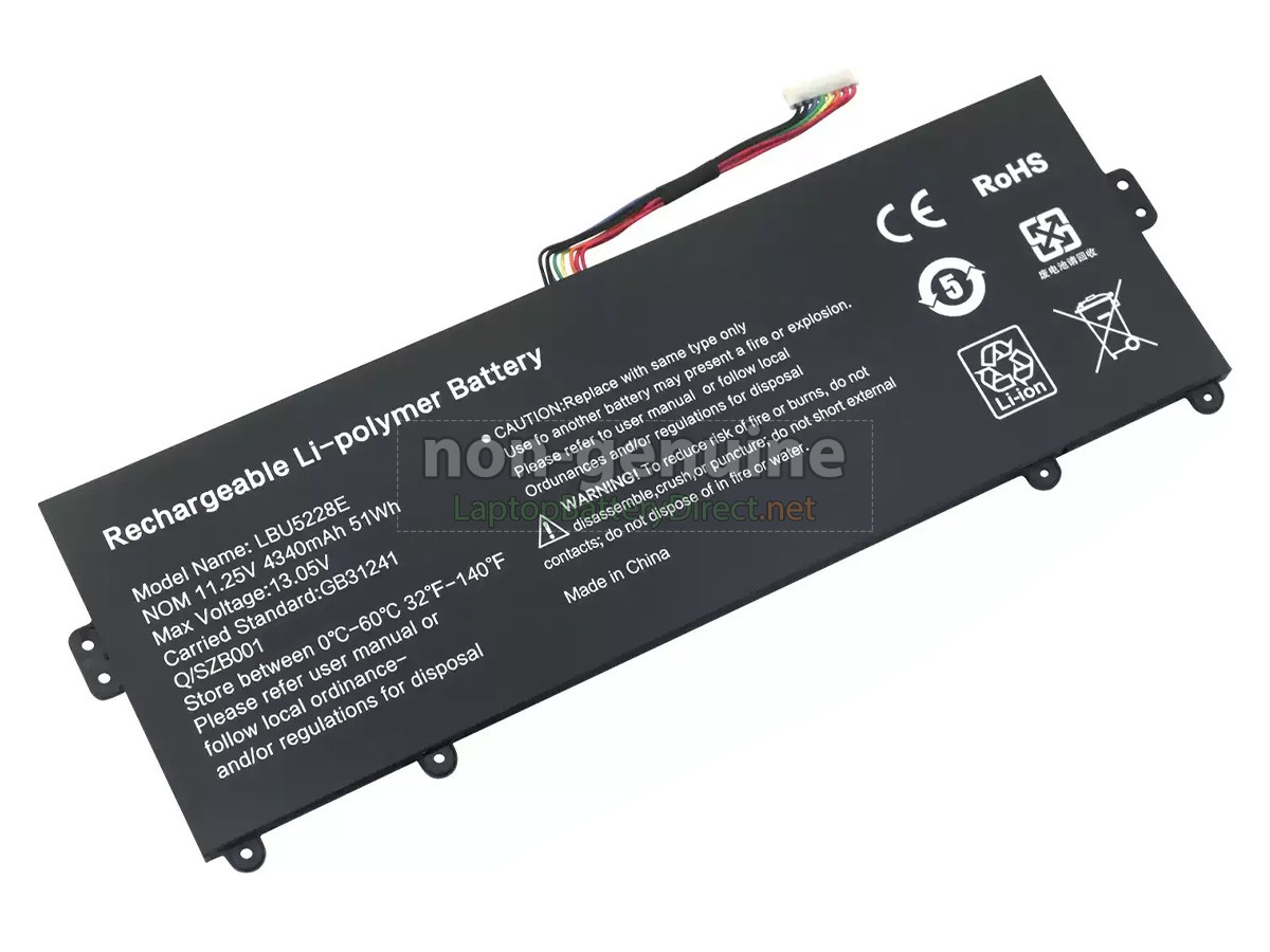 replacement LG LBU5228E battery