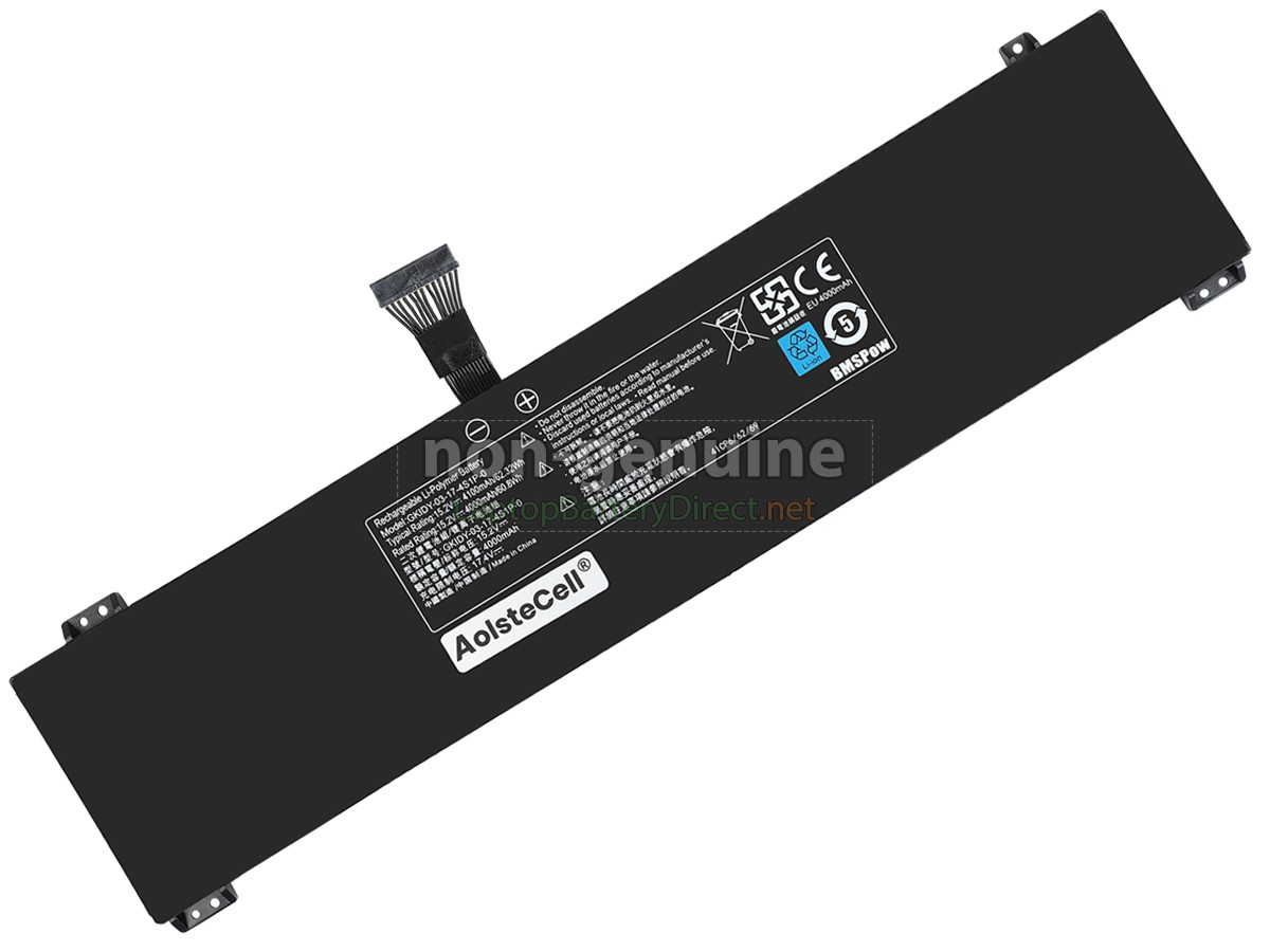 replacement Mechrevo GKIDY-03-17-4S1P-0 battery