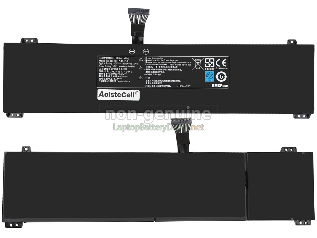 replacement Mechrevo GKIDY-03-17-4S1P-0 battery