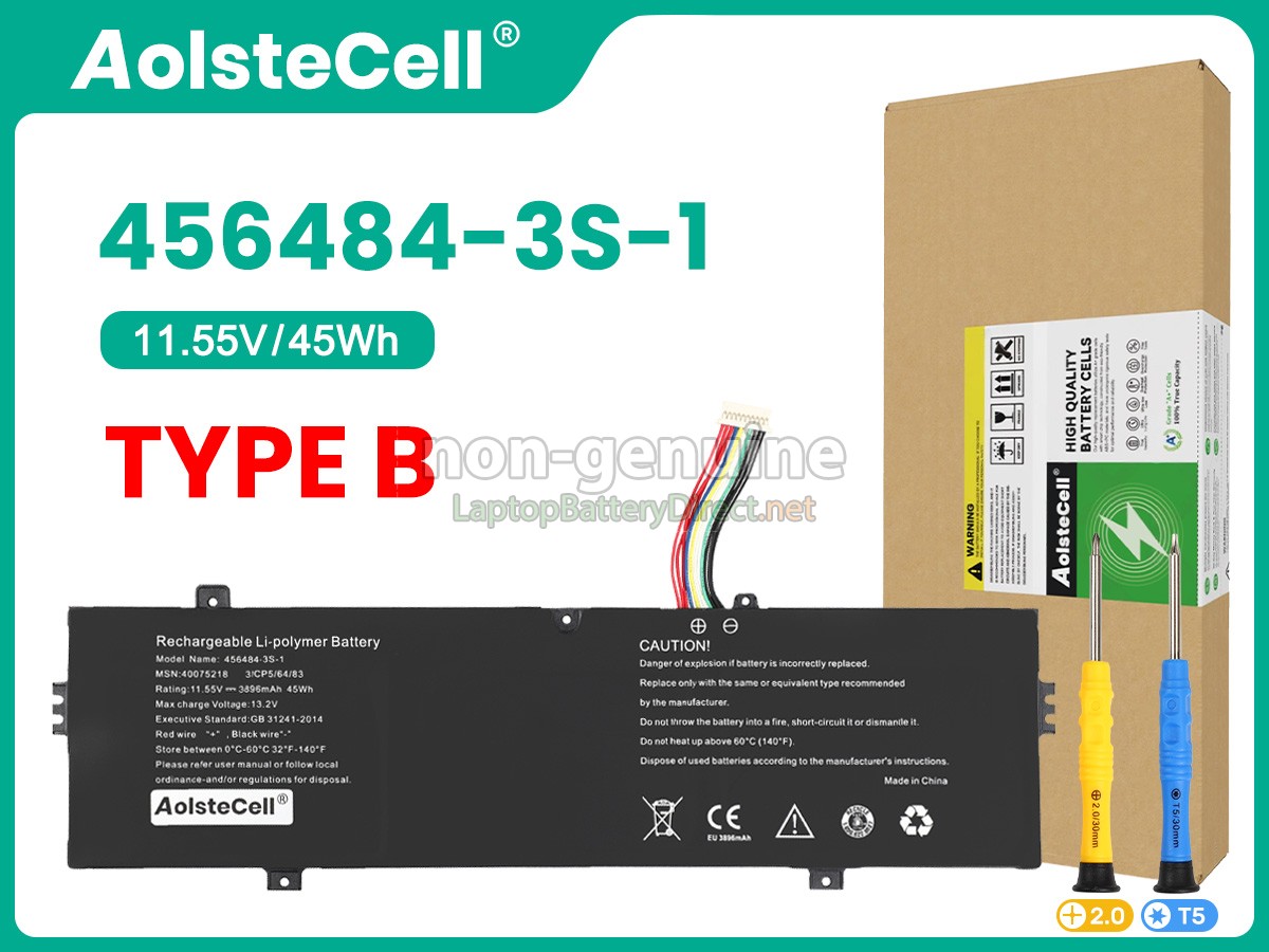 replacement Medion 456484-3S-1 battery