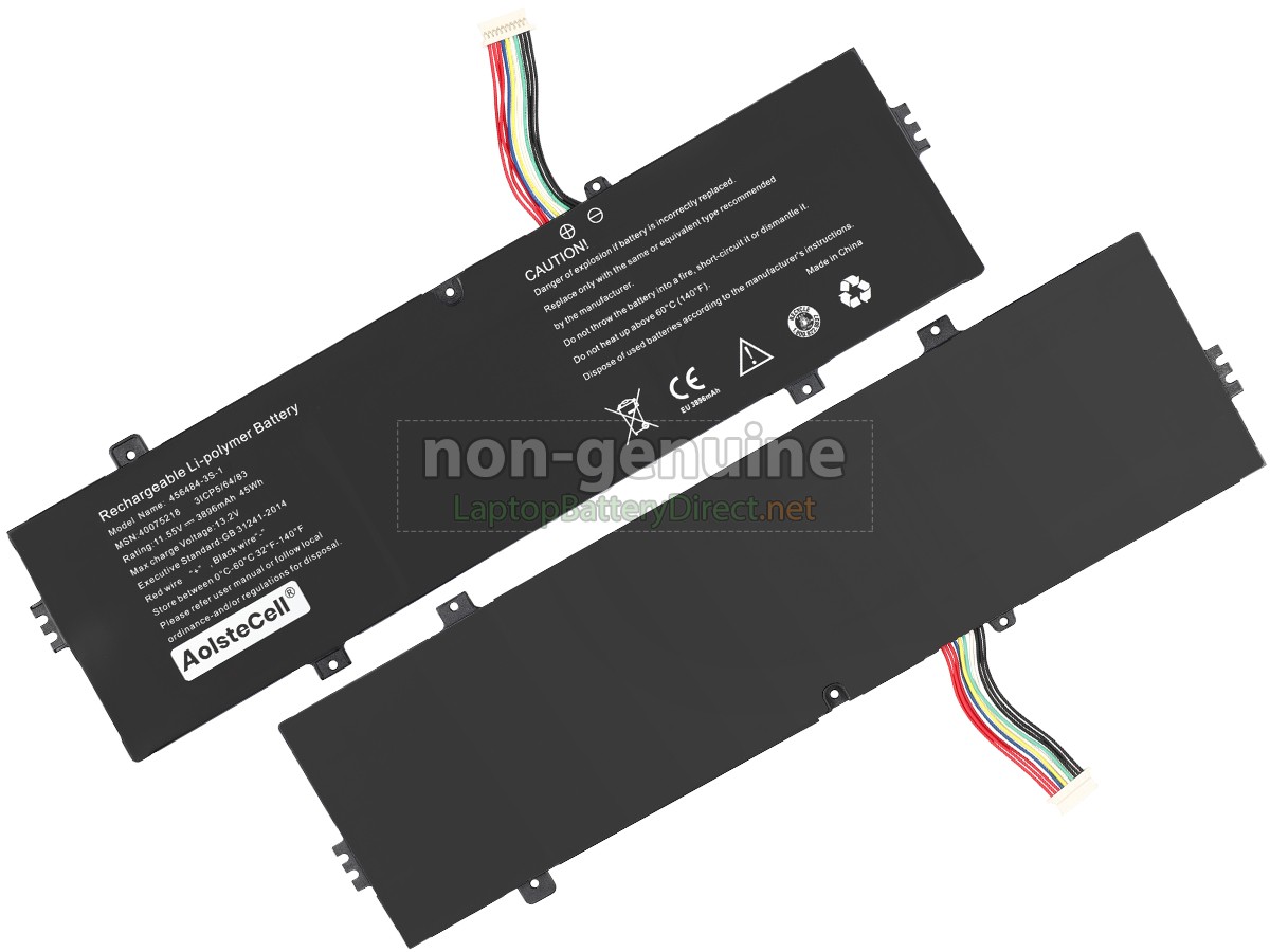 replacement Medion 456484-3S-1 battery